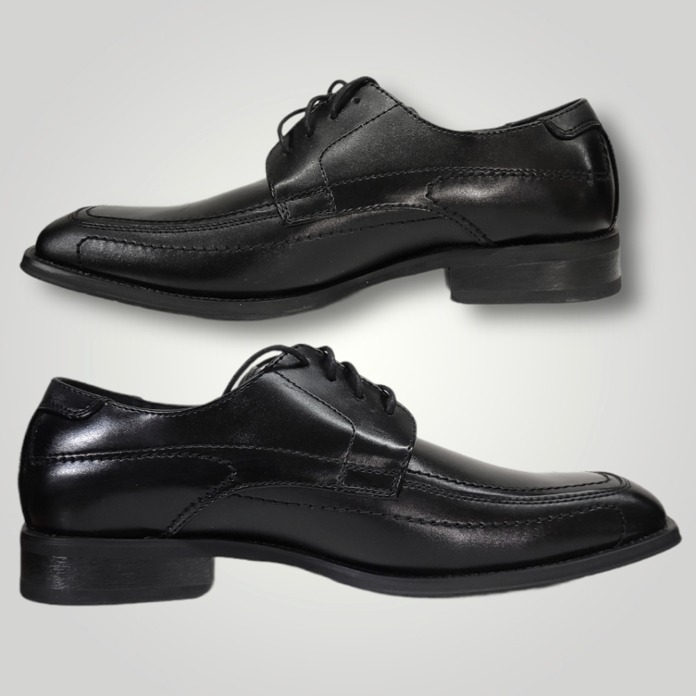 Alfani men's black leather shoes size 10m